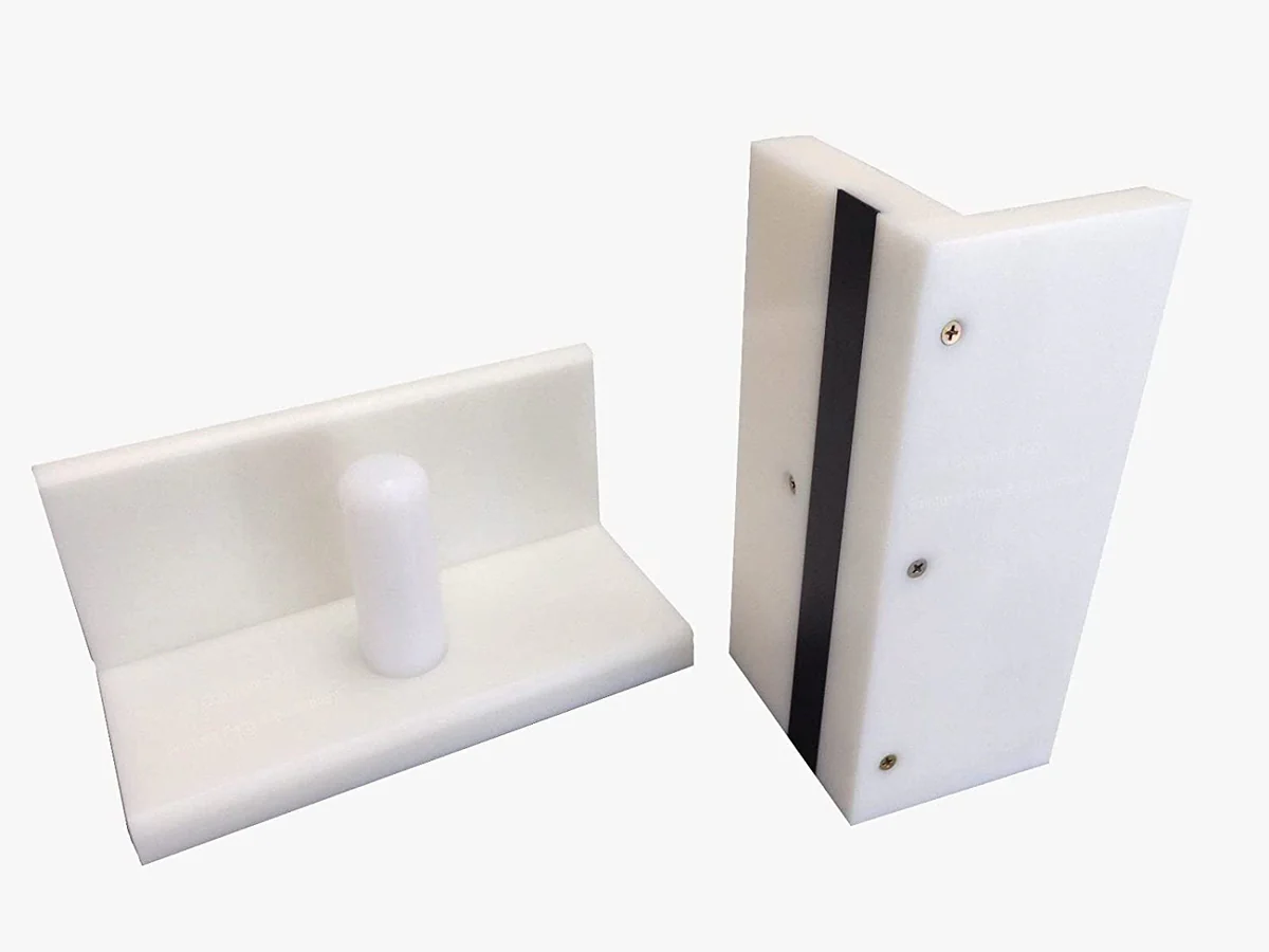 Premium 10 inch White Jogger Block 4 inch High 4x10 Paper Cutter Jogging Block