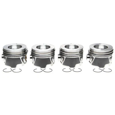 Piston Set w/Rings 4pk GM 6.6L Duramax RH - Clevite77 224-3709WR