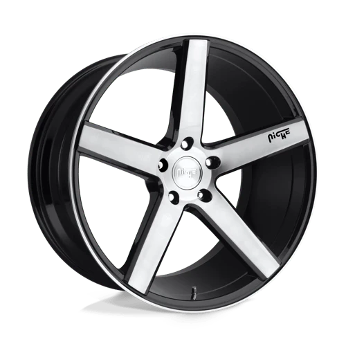 M124 18X8 5X4.5 GL-BLK-BRSHD 40MM - NICHE M124188065+40