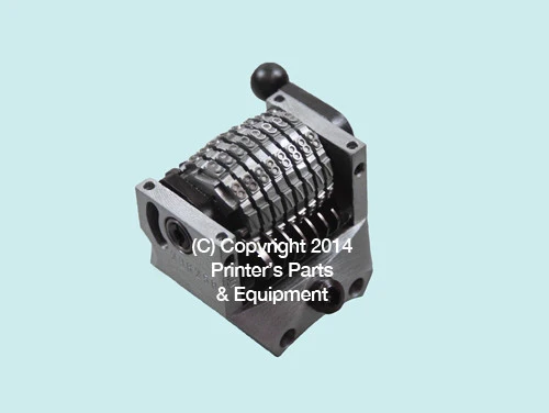 Numbering Machine 17in ATF/Davidson 8 Digits Convex Backward