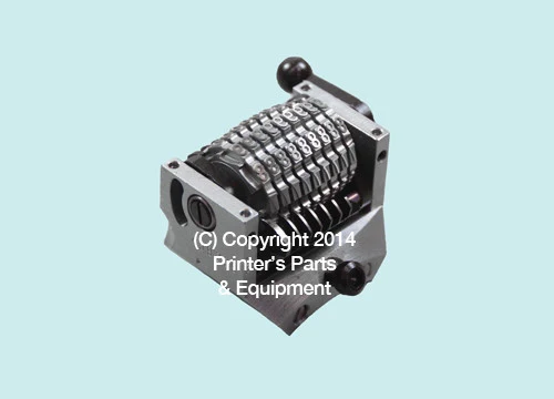 Numbering Machine 17in ATF/Davidson 9 Digits Convex Backward