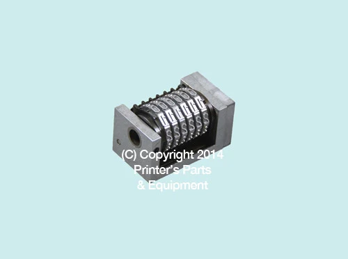 Center Driven Numbering Machine Only 5/32 6 Digit Forward Gothic