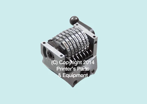 Numbering Machine 19in 7 Digits Convex Forward