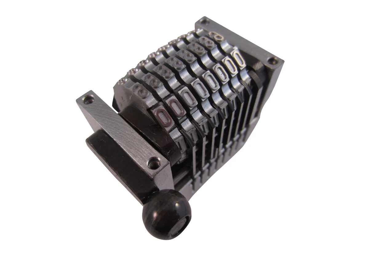 Numbering Machine 8 Digit Convex Backward