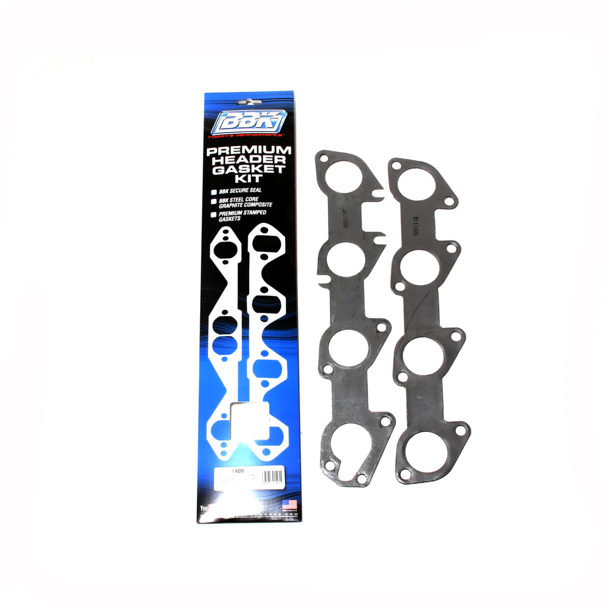 Premium Header Gasket Set; For Stock Or Aftermarket Headers; Sold In Pair;