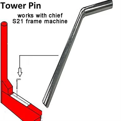 Replacement Tower Lock Pin - For Chief S21 Frame Machine
