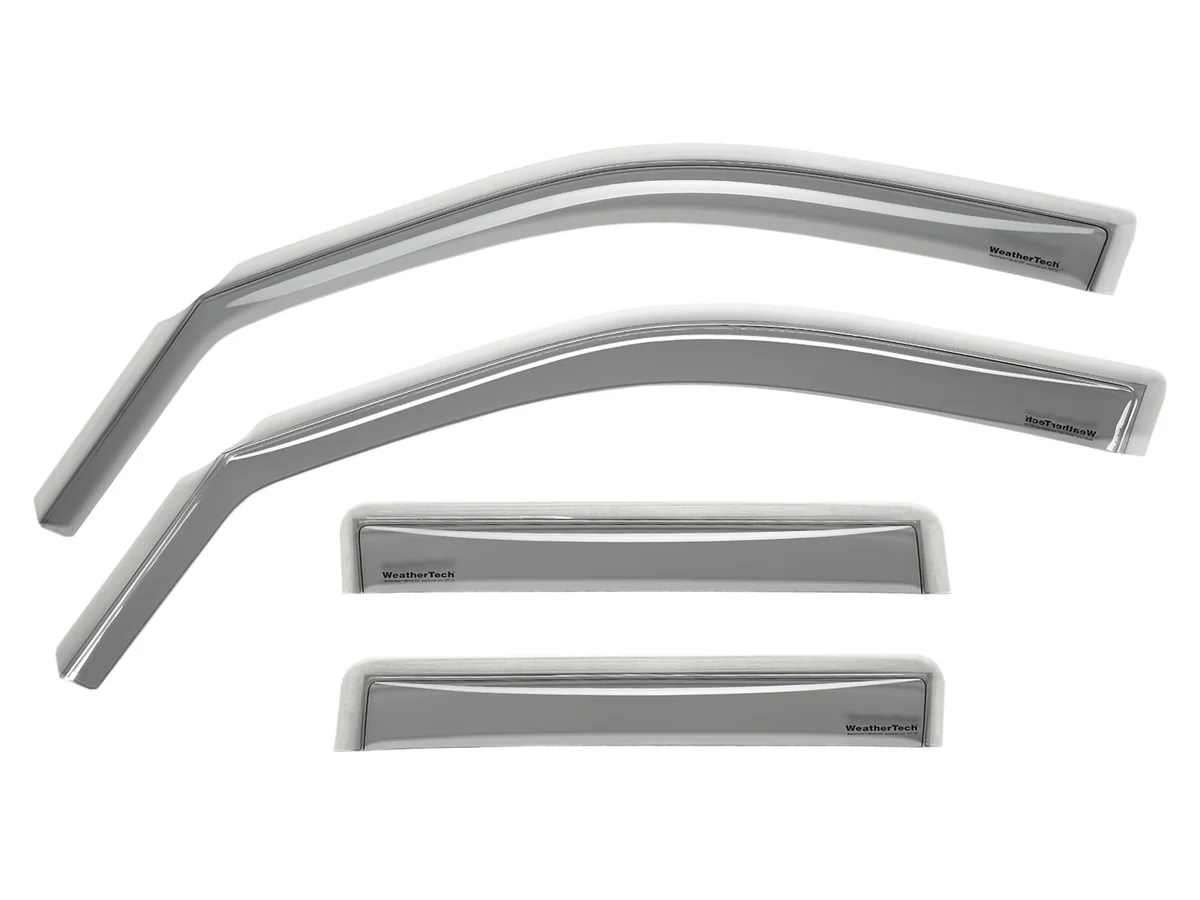 Side Window Deflector; Front And Rear; Light Tint; - Weathertech 72770