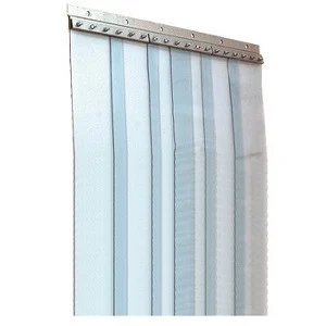 (C2-9) PVC strip curtain 34 x 84 clear 6" strips