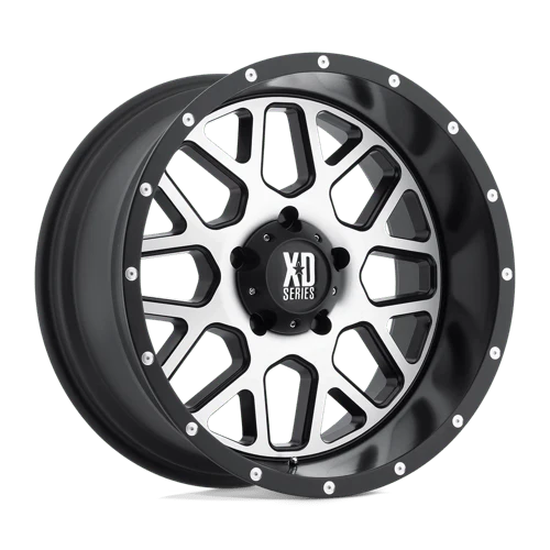 XD820 20X10 6X135 S-BLK MACH -24MM