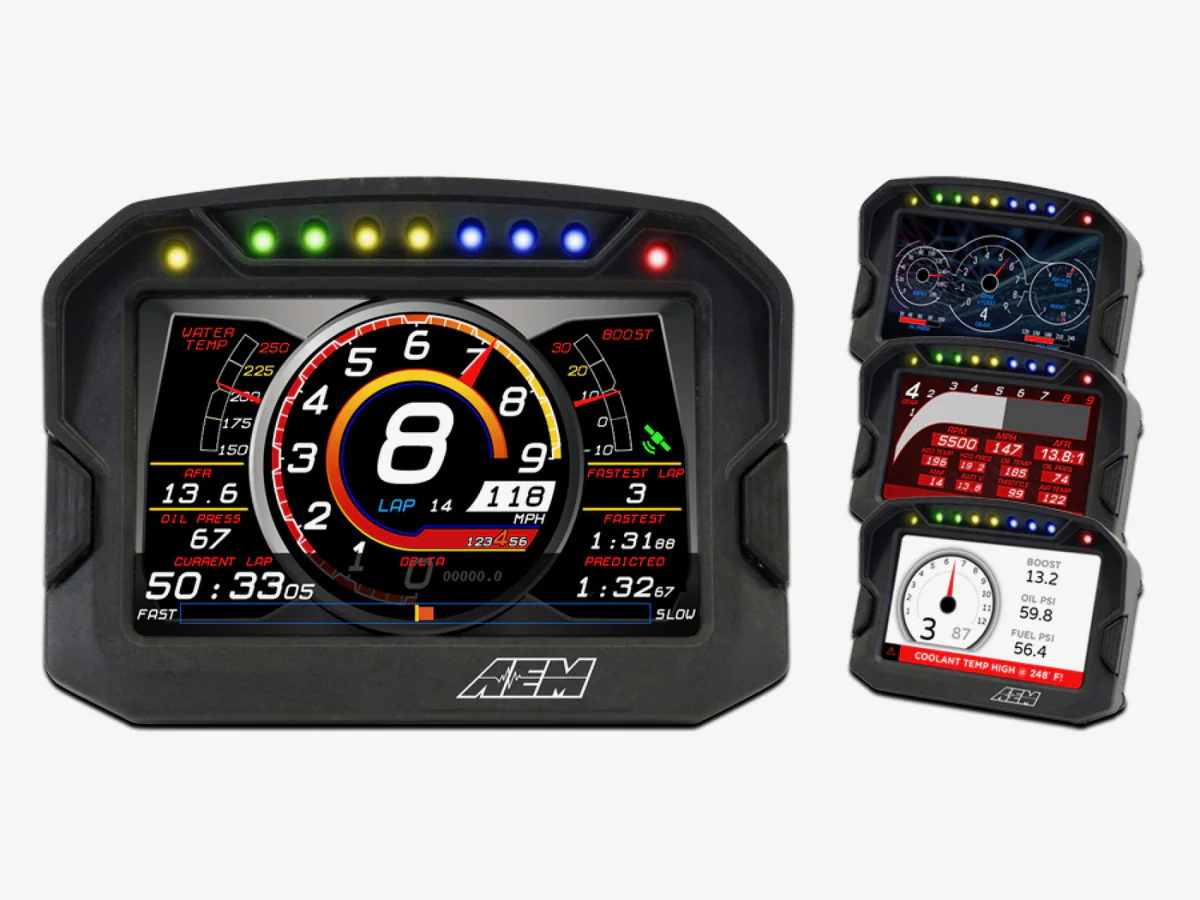 aWlhI6S80O_1200x1200.webp AEM CD-5 Carbon Digital Racing Logging and GPS Enabled Dash Display