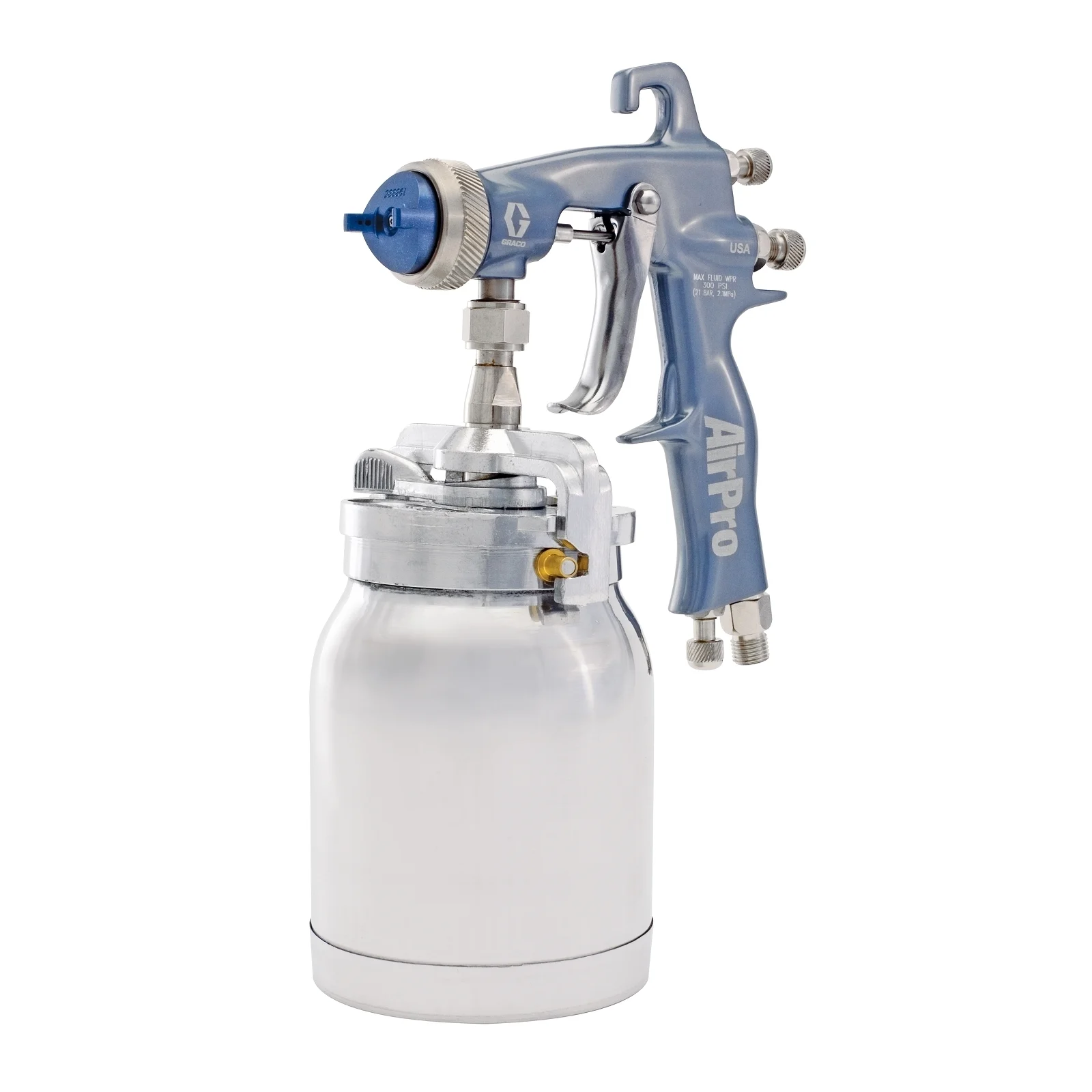 AirPro Air Spray Siphon Feed Gun, Compliant, 1.8 mm Nozzle