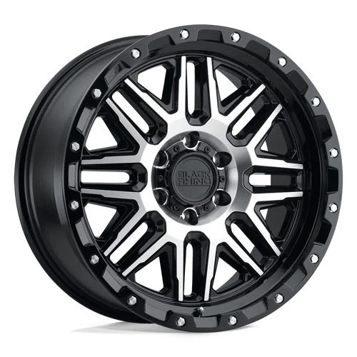 BRALA 20X9 5X150 G-BLK-MCH 12MM - Black Rhino Wheels 2090ALA125150B10