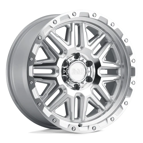 BRALA 20X9 6X5.5 SLVR-MIR-SS-BLT 12MM - Black Rhino Wheels 2090ALA126140S12