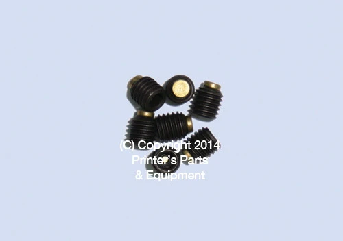 Screw Brass Tip M8 x 8mm for Folding Machine