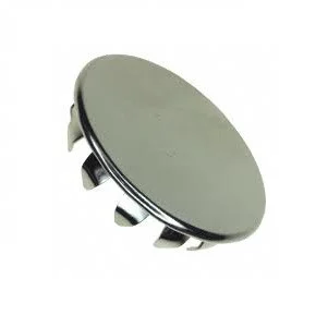 (B8-4c) RPB-1 Plug button 1" chrome discontinued