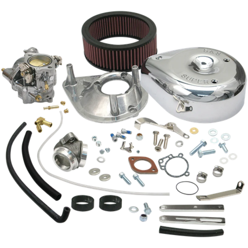 S&S Cycle 79-84 BT Models Super E Carburetor Kit -Standard Tanks