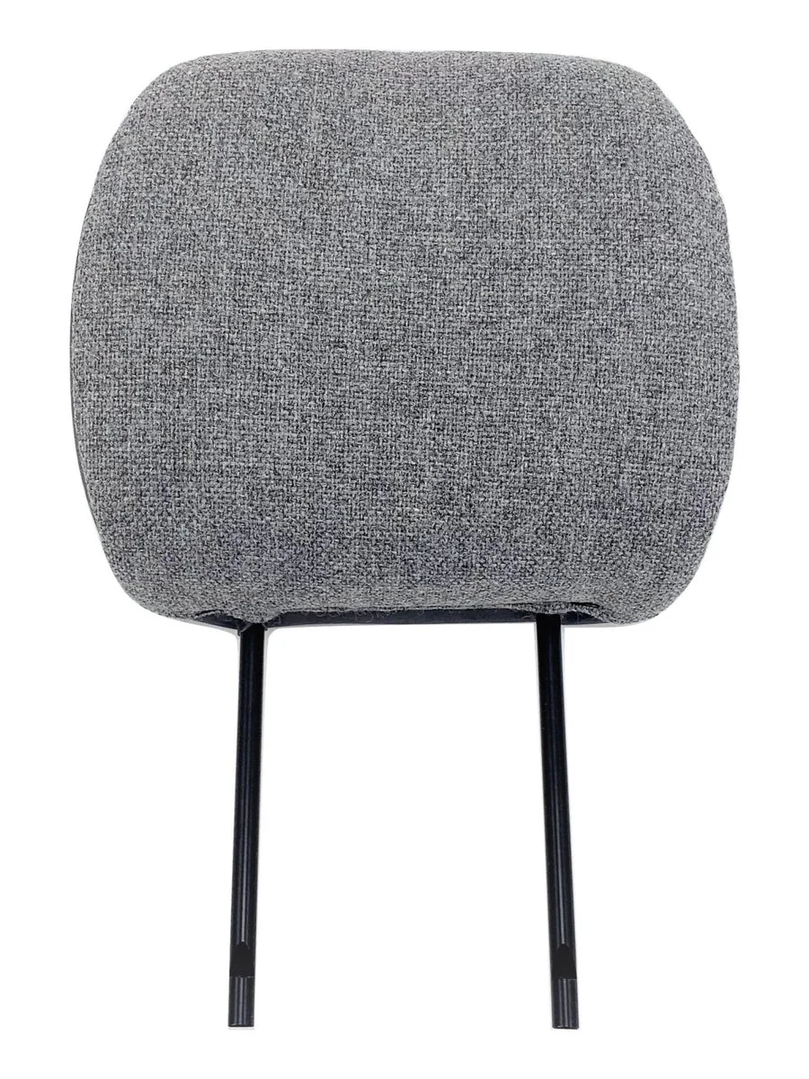 KAB Headrest Grey cloth, black vinyl
