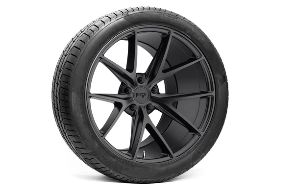 Niche Misano M117 Matte Black 20" Tesla Model S Long Range & Plaid Wheel and Tire Package (Set of 4)
