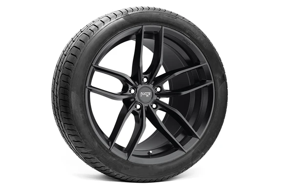 Niche Vosso M203 Matte Black 20" Tesla Model S Long Range & Plaid Wheel and Tire Package (Set of 4)