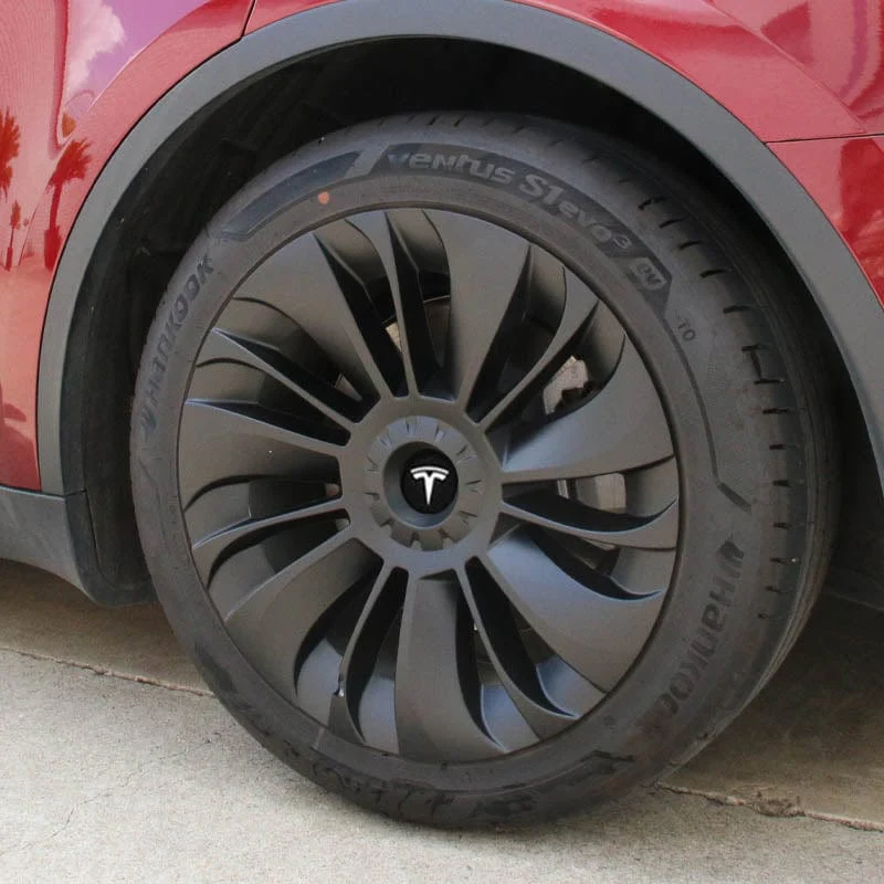 4PCS 19inch Turbine V2 Full Coverage Wheel Covers For Tesla Model 3 2020-2023