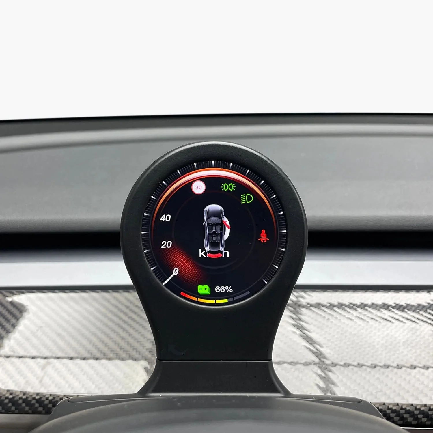 Mini Instrument Cluster Wireless Charger Switchback Combo For Tesla Model 3 2017-2023