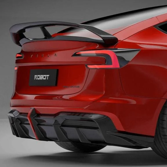 Robot Craftsman Hacker Narrow Body Rear Bumper & Diffuser for Tesla Model 3 Highland 2024-2025
