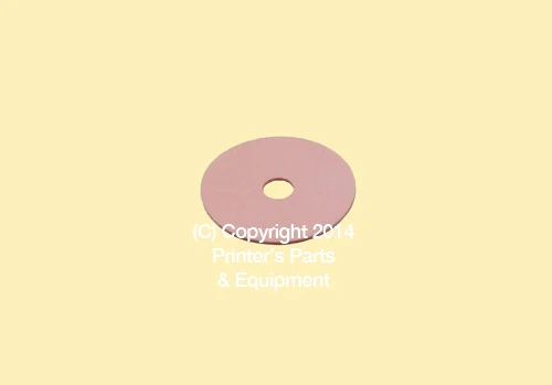 Flat Rubber Disc 1 x 3/16 x 1/32 – 25.4 x 4.8 x 0.8mm Qty 50
