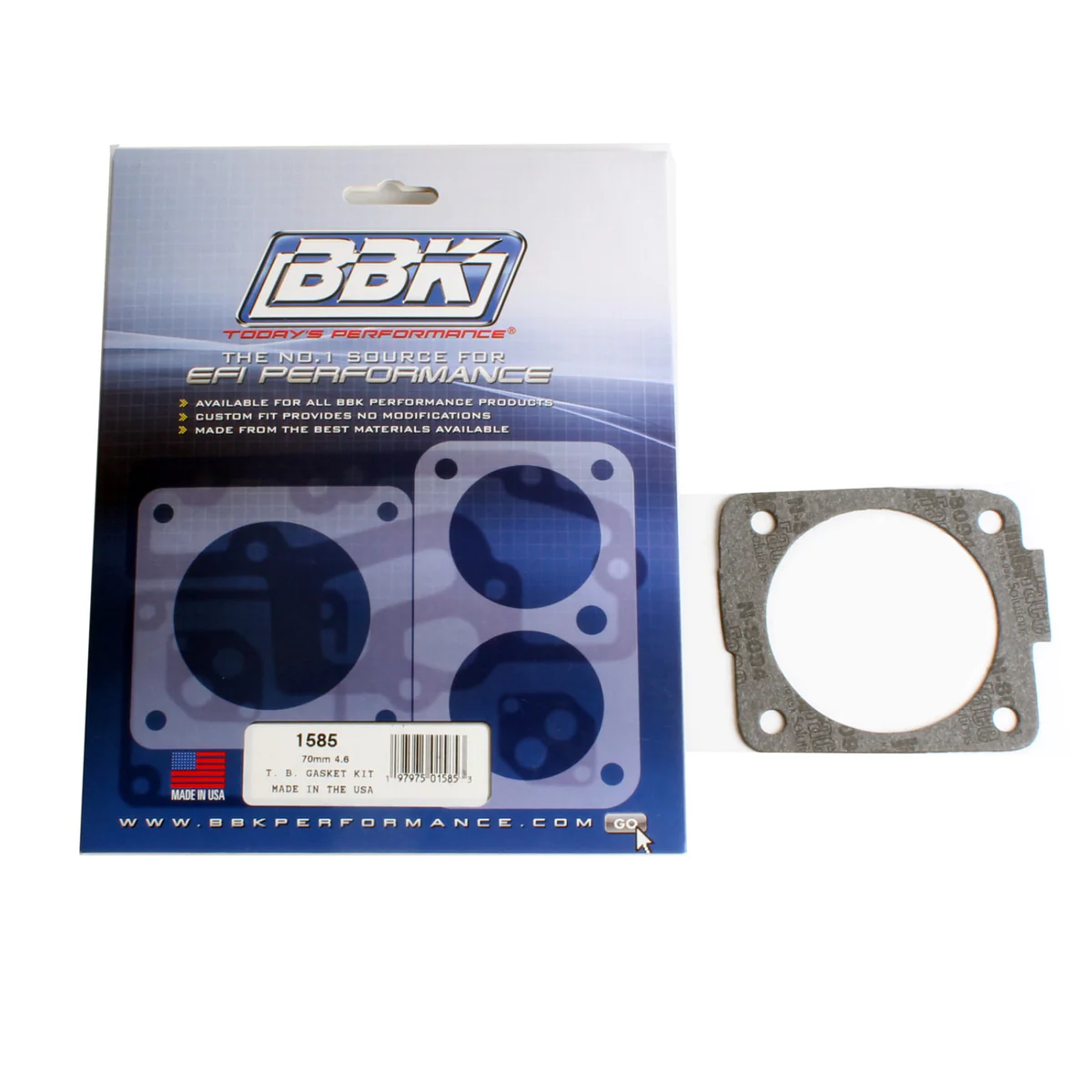Throttle Body Gasket Kit - 70mm Ford 4.6L - BBK Performance Parts 1585