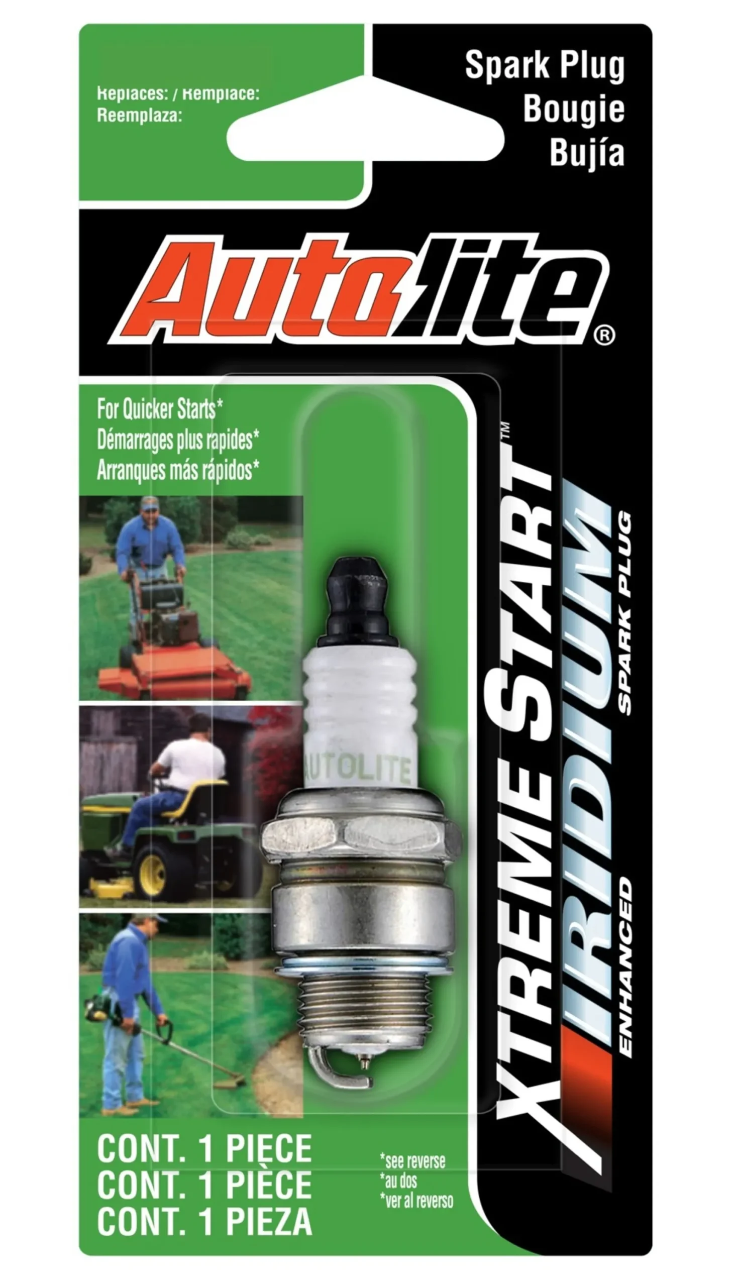 Autolite Iridium Xtreme Start Spark Plug, 2-Pack (XST4055DP)
